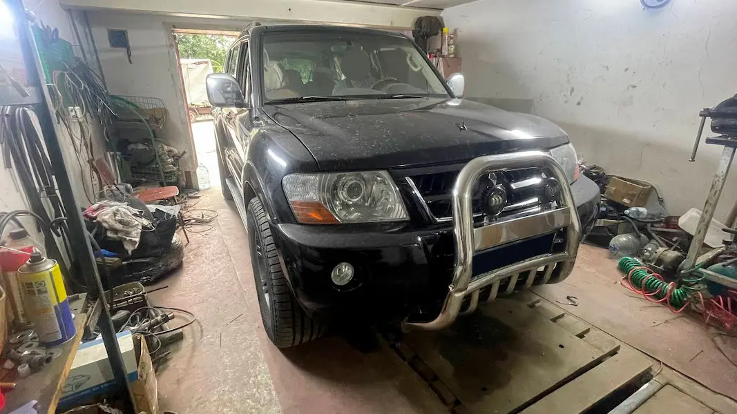 Встановлення ГБО на Mitsubishi Pajero у Запоріжжі загальний вигляд